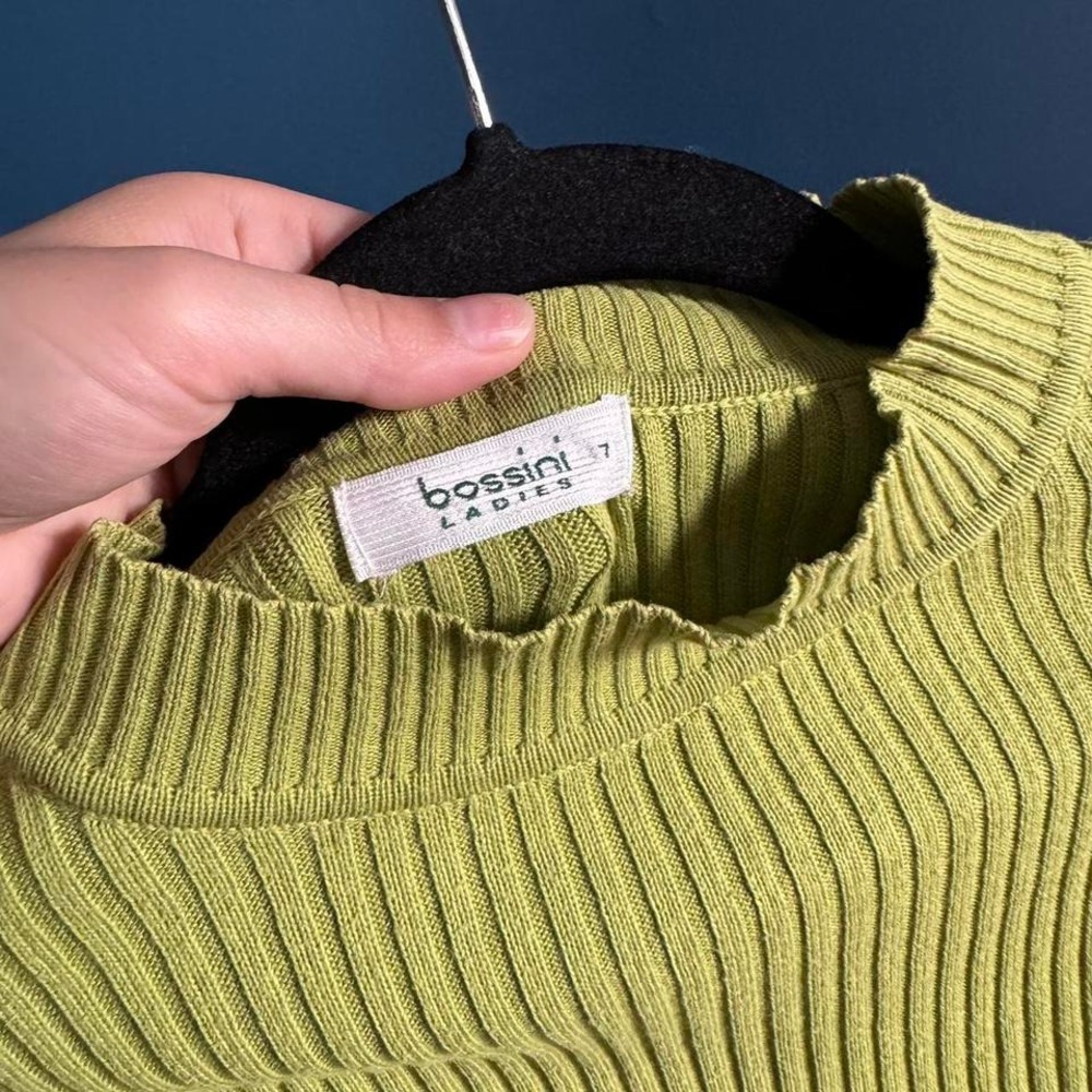 Chartreuse Ribbed Sweater - bossini - Picture 5 of 8